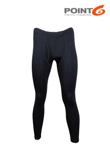 POINT6 |Cg6bMen's Base Layer Mid-Weight Bottoms #Black [81-8002-204] Y x[XC[ ~bhEFCg{g