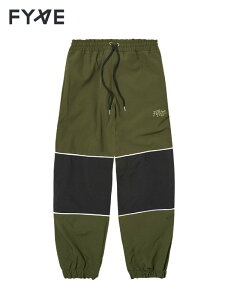FYVE �t�@�C�u�b22/23���f�� KNEE PANTS #KHAKI/BLK�yS_70�z