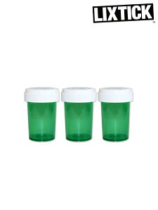 LIXTICK ���b�N�X�e�B�b�N�bPILL CASE MEDIUM (3PACK) #Green �s���P�[�X �~�f�B�A�� (3�p�b�N)