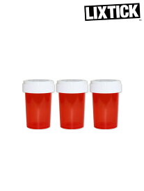 LIXTICK リックスティック｜PILL CASE MEDIUM (3PACK) #Red ピルケース ミディアム (3パック)