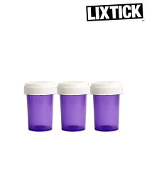 LIXTICK リックスティック｜PILL CASE MEDIUM (3PACK) #Purple ピルケース ミディアム (3パック)