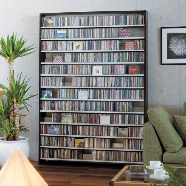 楽天市場】CD屋さんのCDラック 大容量 CD1668枚収納可能 インデックス 