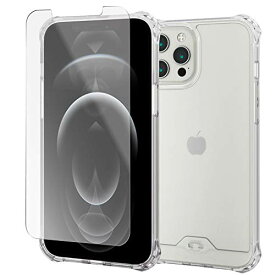 ケース・フィルムセット エレコム iPhone 12 Pro Max アイフォン ケース ハイブリッド ZEROSHOCK インビジブル 送料無料