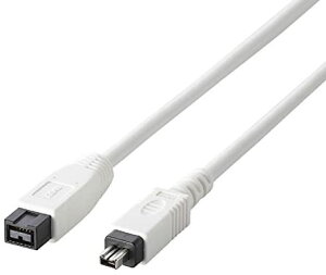 �y�|�C���g2�{�z �y�N�[�|���t�z �G���R�� FireWire�P�[�u�� (IEEE1394b 9pin to 4pin) 1m IE-941WH ��������