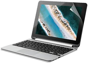 �y�|�C���g2�{�z �y�N�[�|���t�z �G���R�� ASUS Chromebook Flip C101PA�p �t���ی�t�B���� ���� EF-CBAS01FLFANG ��������