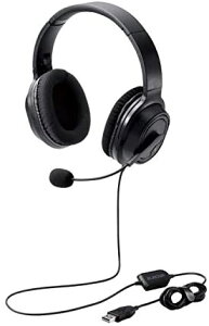 y300~N[|tz GR wbhZbg }CNt USB I[o[wbh L  40mmhCo ubN HS-HP30UBK 