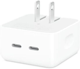 【200円引クーポン付】 Apple アップル デュアルUSB-Cポート搭載35Wコンパクト電源アダプタ