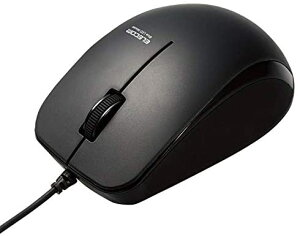 エレコム マウス 有線 M-BL27UBSKBK 3ボタン ラバーグリップ 静音 抗菌 ブラック 送料無料