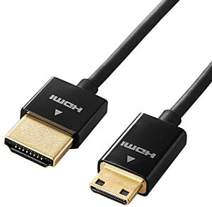 y200~N[|tz GR mini HDMI P[u 1m 4K×2KΉ X[p[X ubN DH-HD14SSM10BK 