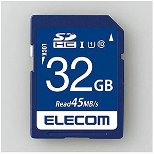 エレコム SDHCメモリカード 32GB Class10 UHS-I MF-FS032GU11R 送料無料
