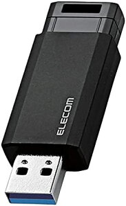 �y�|�C���g2�{�z �G���R�� USB������ 64GB USB3.2�iGen1�j �m�b�N�� �u���b�N MF-PKU3064GBK/E ��������