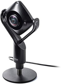 【200円引クーポン付】 サンワ 360度Webカメラ ノイズ軽減マイク搭載 200万画素 Zoom Skype Teams 対応 角度・高さ調整 三脚対応 送料無料
