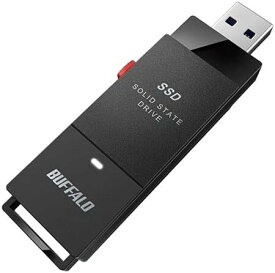 【200円引クーポン付】 バッファロー SSD-PUT1.0U3-BKC [USB3.2 ポータブルSSD 1.0TB スティック型]