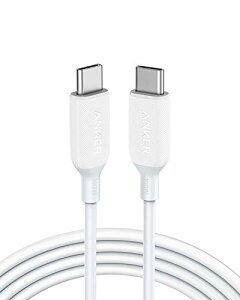 y200~N[|tz AJ[ Anker PowerLine III USB-C & USB-C 2.0 100W P[u (1.8m PDΉzMacBook Pro/Air iPad Pro/Air Galaxy 