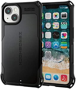 �y�|�C���g2�{�z �y�N�[�|���t�z �G���R�� iPhone14 / 13 �P�[�X �J�o�[ �A�C�t�H�� ZEROSHOCK �ϏՌ� �Ռ��z�� �l�p�_���p�[�\�� ��w�\�� ��������