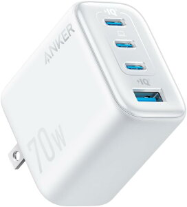 �y�|�C���g2�{�zAnker Zolo Charger (70W, 4 Ports) �z���C�g�y PD�Ή�/PSE�Z�p��K���ziPhone �V���[�Y/Air MacBook Windows PC iPad Galaxy Android �X�}�[�g�t�H�� �m�[�gPC �e�� ���̑��@��Ή��@��������