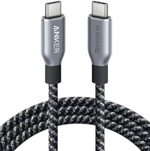 y300~N[|tz Anker Prime ϋviC USB-C & USB-C P[u 240W USB PDΉ USB 2.0 iPhone 15 / 15 Pro MacBook Pro/Air iPad Pro/Air 5 Galaxy S24 Pixel LG Ή 1.8m