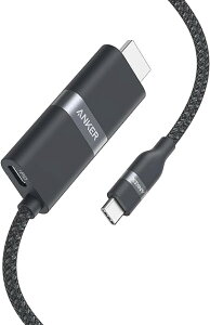 【300円引クーポン付】 【ポイント2倍】 アンカー Anker Nano USB-C & HDMI ケーブル (4K, 高耐久ナイロン, 140W) 0.9m 送料無料
