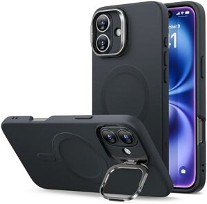 �y�|�C���g2�{�z �y�N�[�|���t�z ESR iPhone 16 �P�[�X �X�^���h�t���V���R���P�[�X �ČRMIL�K�i�̕ی� �B��X�^���h �A�C�t�H��16 �P�[�X