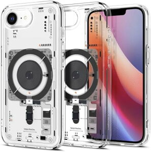 y300~N[|tz Spigen iPhone 16e P[X MagSafeANZT[Ή }Olbg  Xgbvz[ ̓Ivg ČRMILKi EgEnCubhE}OtBbg ACS09143 (l