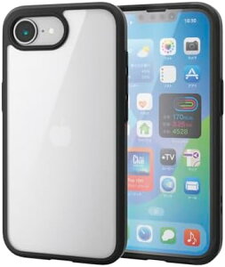 �y�|�C���g2�{�z �y�N�[�|���t�z �G���R�� iPhone 16e �P�[�X [10H �K���X�t�B�����t��] �w�ʃN���A ���� �ϏՌ� �Ռ��z�� �y�� ���^ ���C�����X�[�d MagSafe ���^�������O�V�[���t �X�g���b�v�z�[