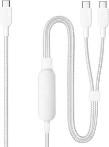 y200~N[|tz USB-C  USB-C P[u (2-in-1, 140W) 1.8m zCg }[d iPhone 16 / 15 GalaxyS24 / S23 MacBook Air/Pro iPad Ή