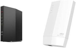 y200~N[|tzZbg2_Zbg obt@[ WiFi [^[  LAN Wi-Fi 6 11ax AX3000 2,401+573Mbps ubN WSR-3000AX4P/NBK + WiFi LAN p@ Wi-Fi 6 11ax AX3000 2401+573Mbps WPS EasyMesh WEX-3000AX4/N