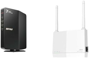 y200~N[|tz2_Zbg obt@[ WiFi [^[  LAN Wi-Fi 7 11be fAoh 2882+688Mbps WSR3600BE4P/NBK + WiFi LAN p@ Wi-Fi 6 11ax AX3000 2401+573Mbps WPS EasyMesh WEX-3000AX4EA/N