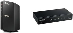 y200~N[|tz2_ Zbgobt@[ WiFi [^[  LAN Wi-Fi 7 11be fAoh 2882+688Mbps WSR3600BE4P/NBK + 8|[g GigaΉ XCb`Onu LANnu 1000Mbps ^➑ Ǌ| ACA