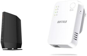 y200~N[|tz2_Zbg obt@[ WiFi [^[LAN Wi-Fi 6 11ax / 11ac AX5400 4803+574Mbps WSR-5400AX6P/NBK + WiFi LAN p@ Wi-Fi 5 11ac 866 + 300 Mbps nCp[ LLAN|[g WEX-1166DHPL/N