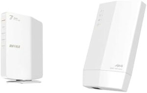 y200~N[|tz2_Zbg obt@[ WiFi [^[  LAN Wi-Fi 7 11be fAoh 2882+688Mbps WSR3600BE4P/NWH + WiFi LAN p@ Wi-Fi 6 11ax AX3000 2401+573Mbps WPS EasyMesh ^ RZg