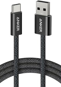 y200~N[|tzAnker Zolo USB-C & USB-A P[u 1.8m ubN