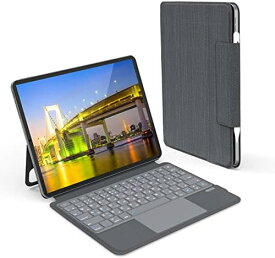 EWiN iPad Pro 11インチ 第4世代 第3世代 第2世代 第1世代 iPad Air 10.9インチ 第5世代 第4世代対応 JIS日本語配列 bluetooth 5.2 超薄型 グレー