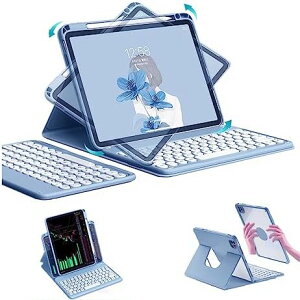 360°��] iPad9 iPad8 iPad7 �L�[�{�[�h�P�[�X �}�O�l�b�g�J�o�[ �c�u�� ��O���\ ���C�z�� ������ ��9/8/7���� iPad 10.2�P�[�X �J���[�L�[�{�[�h�t�� �y�����[ �����o�b�N�J�o�[ ���C�����X Bluetoot