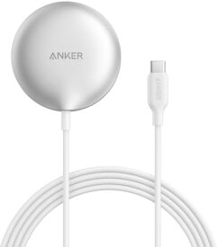 Anker MagGo Wireless Charger (Pad) 2対応 / マグネット式ワイヤレス充電器 / 15WMagSafe対応 iPhone 15 / 14 / 13 シリーズ ホワイト