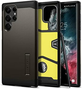 �y�|�C���g2�{�z �y300�~���N�[�|���t�z Spigen Galaxy S22 Ultra �P�[�X [ SC-52C | SCG14 ] 3�w�\�� �X�^���h�t�� �ČRMIL�K�i�擾 �J�����ی� ���h�~ �Ռ��z�� ���C�����X�[�d�Ή� �^�t�E�A�[�}�[ ACS03924