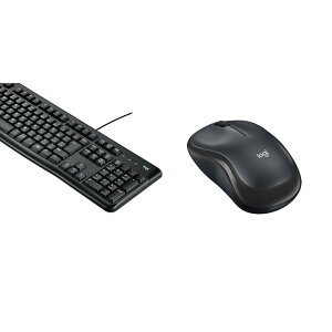 【ポイント2倍】 【300円引クーポン付】 セットLogicool ロジクール 有線 K120 USB接続 テンキー 薄型 有線キーボード 国内正規品 + ロジクール M220CG 無線 小型 電池寿命最大18ケ月 左右対称 M220 グ