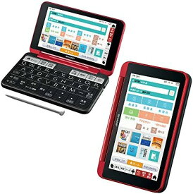 【1,000円引クーポン付】 電子辞書 BRAIN 高校生モデル(6教科対応) PW-SH7-R(レッド系) 2020年発売モデル