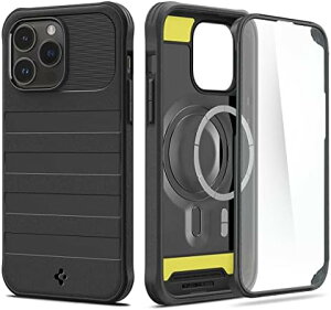 y500~N[|tz Spigen iPhone 14 Pro P[X MagSafe Ή 360°Sʕی [P[X+KXtB] }Olbg ČRMILKi擾 ϏՌ Ow\ Jی h~ Ռz ACS04997 (ub