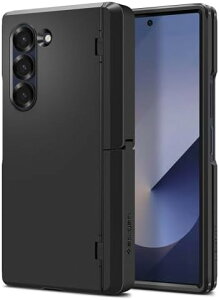 �y�|�C���g2�{�z �y500�~���N�[�|���t�z Spigen Galaxy Z Fold 6 �P�[�X �X�^���h�t�� ���͕ی� �q���W�ی� �w�ʕی� �S�ʕی� �ϏՌ� ���C�����X�[�d�Ή� �^�t�E�A�[�}�[�E�v�� P ACS07826 (�u���b�N)