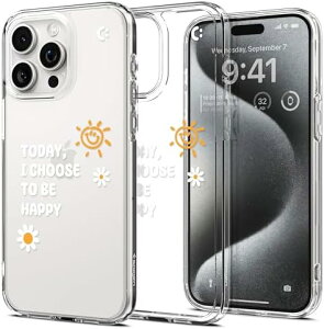 �y�|�C���g2�{�z �y�N�[�|���t�z Spigen �R���{���[�V���� iPhone 15 pro �P�[�X �N���A �X�g���b�v�z�[�� �ČRMIL�K�i �E���g���E�n�C�u���b�h ACS07569-XI10072 (�N���X�^���E�N���A/�T�j�[)