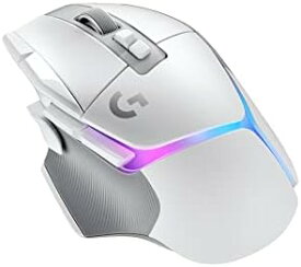 【200円引クーポン付】 Logicool G(ロジクール G) G502 X PLUS LIGHTSPEED ワイヤレス RGB ゲーミングマウス HERO 25Kセンサー LIGHTFORCE ハイブリッドスイッチ 13個プログラムボタン LIGHTSYNC RGB POWERPLAY無線充電 G502XWL-RGBWH ホワイト 国内正規品