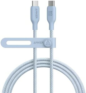 y|Cg2{z y200~N[|tz Anker USB-C & USB-C P[u (240W, GRth[iC) 1.8m OCbVu[ Galaxy iPad Pro/Air MacBook Pro/Air eΉ 