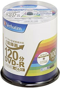 y200~N[|tz Verbatim o[xC^ 1^p DVD-R CPRM 120 100 zCgv^u Ж1w 1-16{ 