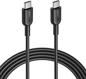 y|Cg2{z Anker PowerLine II USB-C & USB-C 2.0 P[u (1.8m ubN)USB-IFF؎擾/ϋv/PDΉGalaxy S10 / S10+ / S9 / S9+AiPad Pro (2018, 11C`) / iPad Air 5 / MacBook / Air (2018)AMateBookΉ e