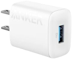 Anker Charger (12W, USB-A) iPhone iPad Air Galaxy Android ̑ e@Ή zCg