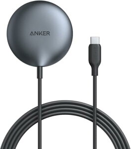 y300~N[|tz Anker MagGo Wireless Charger (Pad) 2Ή / }OlbgCX[d / 15WiPhone MagSafeΉ 15 / 14 / 13 V[Y ubN