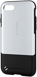 �y�|�C���g2�{�z �y200�~���N�[�|���t�z �G���R�� iPhone SE(��2����) / 8 / 7 �P�[�X �J�o�[ �Ռ��z�� �������̏Ռ�����{�̂���� TOUGH SLIM �Ռ��z�� �t�B�����t �z���C�g PM-A17MTSWH