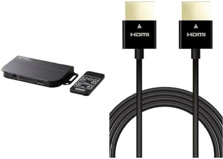 楽天市場】【200円引クーポン付】+HDMIケーブルセットエレコム HDMI4 