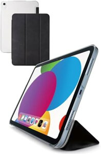 �y�|�C���g2�{�z �y300�~���N�[�|���t�z ipad 10���� �P�[�X 2�̊p�x���߉\ �t���b�v�t�� �N���A�P�[�X �X���[�v���[�h �u���b�N TB-A22RWVBKN